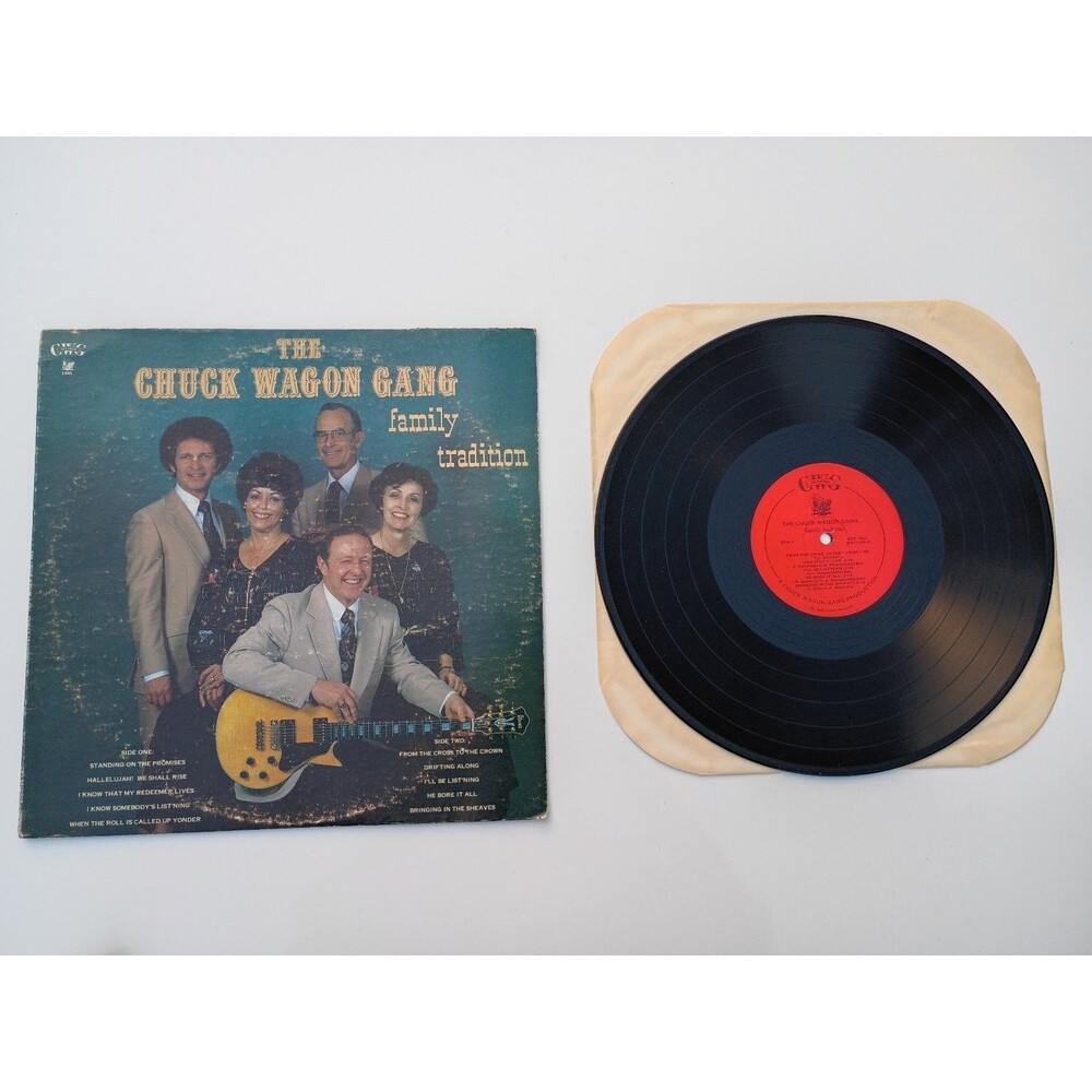 Chuck Wagon Gang – Family Tradition LP Record 1978 CBS Gospel 33 RPM